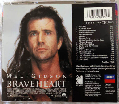 Mel-Gibson Braveheart Audio cd