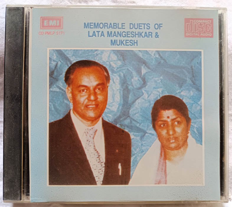 Memorable Duets of Lata Mangeshkar-Mukesh Hindi Audio Cd