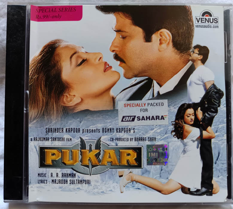 Pukar Hindi Audio Cd By A.R. Rahman