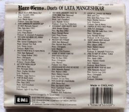 Rare Gems Duets of Lata Mangeshkar Hindi Audio cd