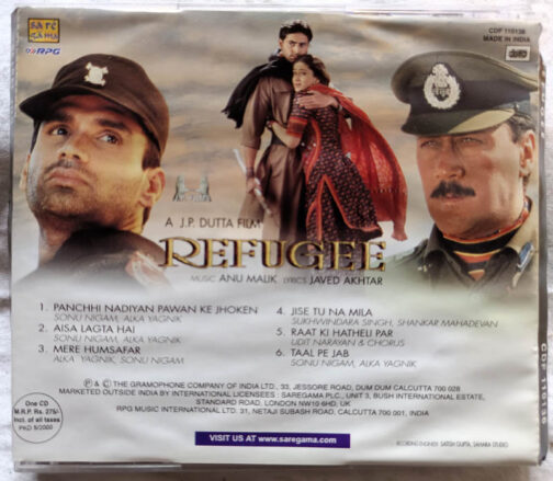 Refugee Audio cd By Anu Malik