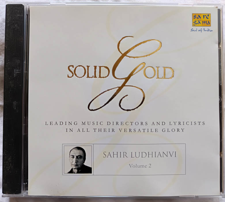 Solid Gold-Sahir Ludhianvi Volume 2 Hindi Audio Cd