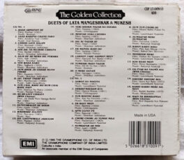 The Golden Collection Duets of Lata Mangeshkar & Mukesh Hindi Audio cd