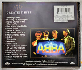 Abba Gold Greatest Hits Audo cd