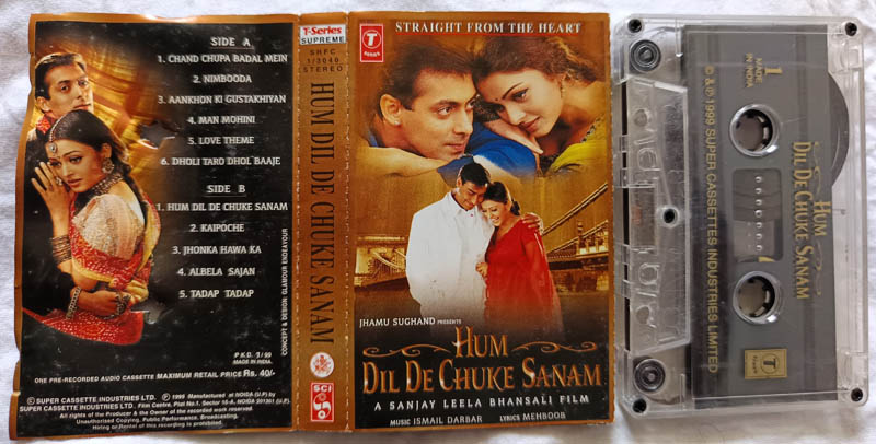 Hum Dil De Chuke Sanam Hindi Audio Cassettes