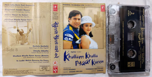 Khullam Khulla Pyaar Karen Hindi Audio cassette By Anand Milind