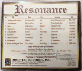 Resonance Instrumental Audio cd