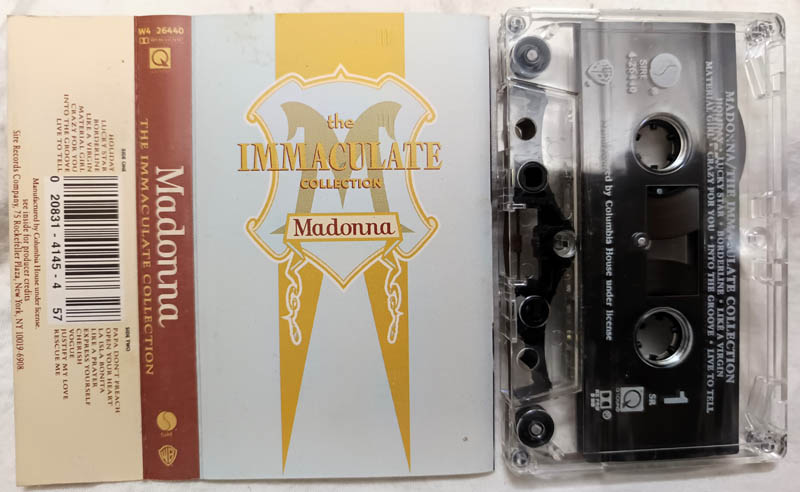 The Immaculate Collections Madonna Auido cassette