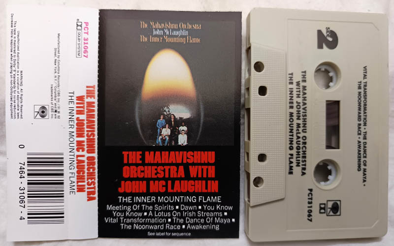 The Mahavishnu Orchestra with John Mc Laughlin Audio Cassette