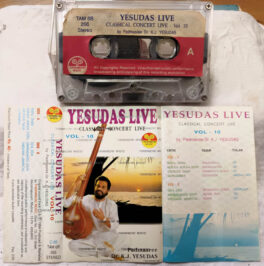 Yesudas Live Classical Concert Live Vol 10 Audio Cassette By K.J.Yesudas