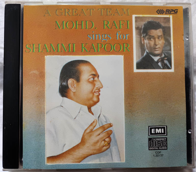 A Great team Mohd.Rafi Sings for Shammi Kapoor Hindi Film Audio CD