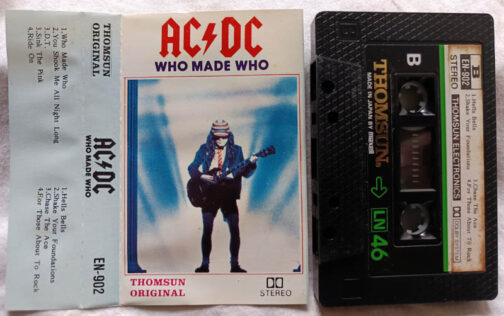 AC DC Who Made Who Audio Casssette