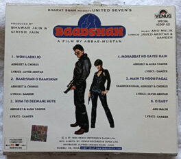 Baadshah Audio CD By Anu Malik