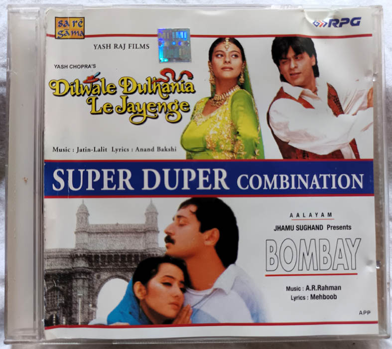 Bombay - Dilwala Dulhania Le Jayenge Hindi Audio cd