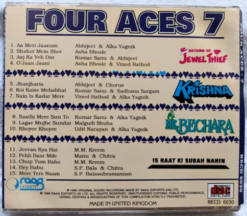 Four aces 7 Hindi audio cd