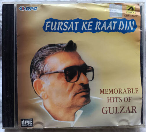 Fursat Ke Raat Din Memorable Hits of Gulzar Hindi Audio cd