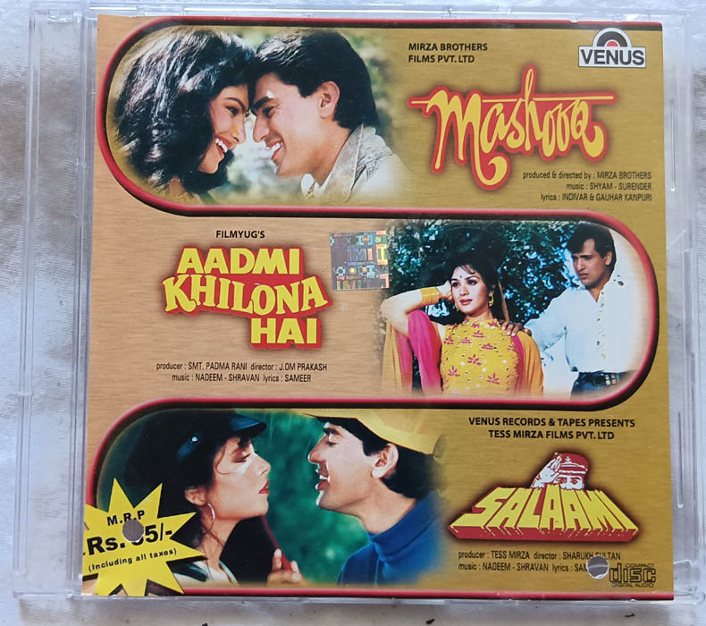 Mashooq-Aadmi Khilona Hai-Salaami Hindi Audio CD