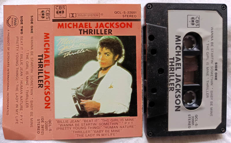 Michael Jackson Thriller Audio Cassette