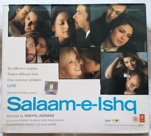 Salaam E Ishaq Hindi Audio CD By Shankar – Ehsaan Loy