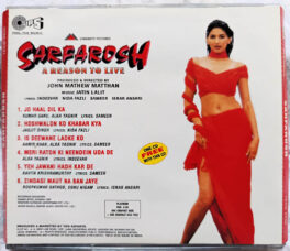 Sarfarosh Hindi Audio cd By Jatin Lalit