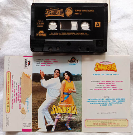 Shahenshah Song & Dialogues Part 1 Hindi audio cassette