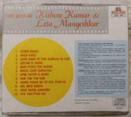 The Best of Kishore Kumar Lata Mangeshkar Hindi Audio cd