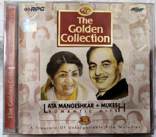 The Golden Collection Lata Mangeshkar Mukesh Romantic Hits Hindi Film Songs Audio CD