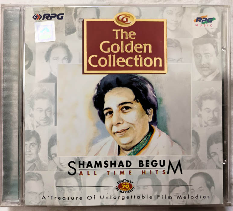 The Golden Collection Shamshad Begum All Time Hits Hindi Film Songs Audio CD..