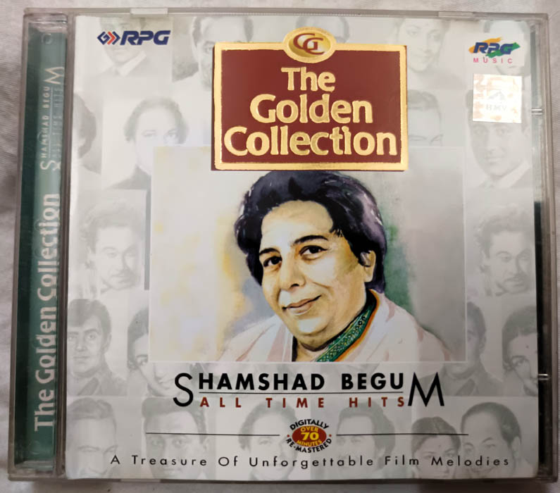 The Golden Collection Shamshad Begum All Time Hits Hindi Film Songs Audio CD