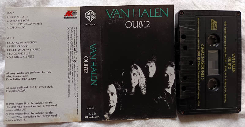 Van Halen OU812 audio cassette