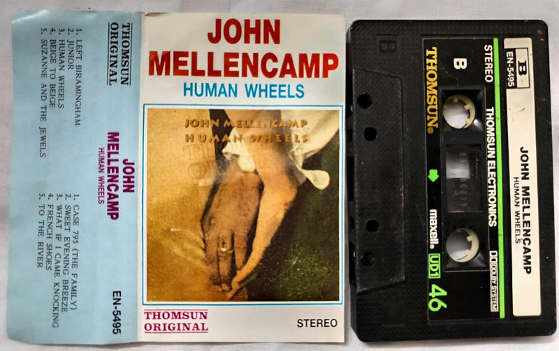 John Mellencamp Human Wheels Audio Cassette