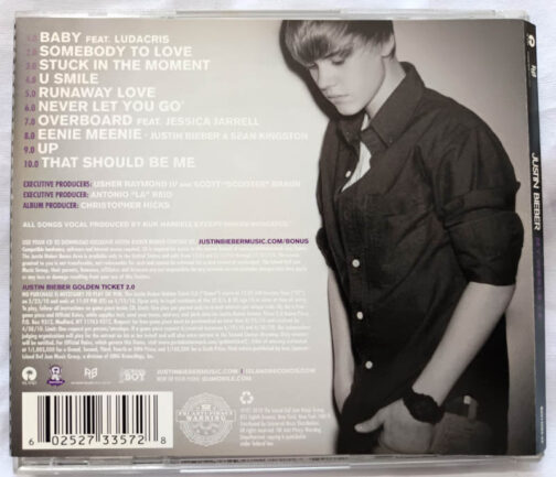 Justin Bieber My World 2.0 Audio Cd