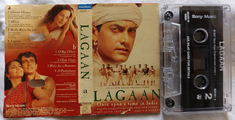 Lagaan Hindi Audio Cassettes By A.R Rahman