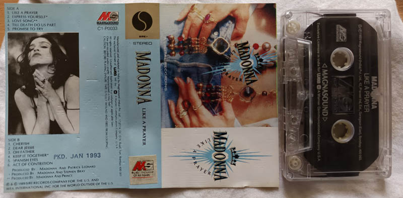 Madonna Like a Prayer by English Audio Cassette