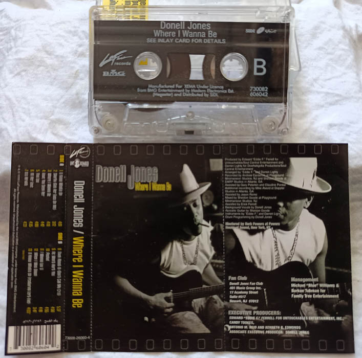 Donell Jones Where wanna be Audio cassette