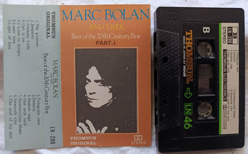 Marc Bolan and T rex Best of the 20th Century Boy part 1 Audio cassette