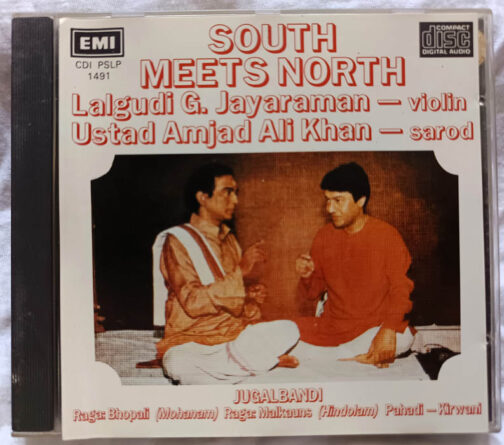 South Meets North Lalgudi G Jayaraman Voilin Ustad Amjad Ali Khan Sarod Audio cd