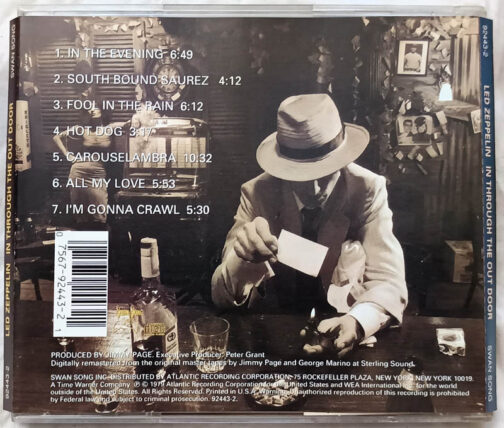Led Zeppelin In Through the Out Door Audio cd