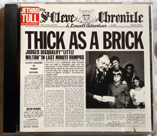 Jethro Tull Thick As A Bricks Audio cd
