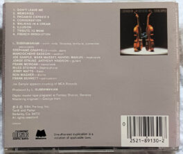 L Subramaniam Conversations Stephane Grappelli Audio Cd