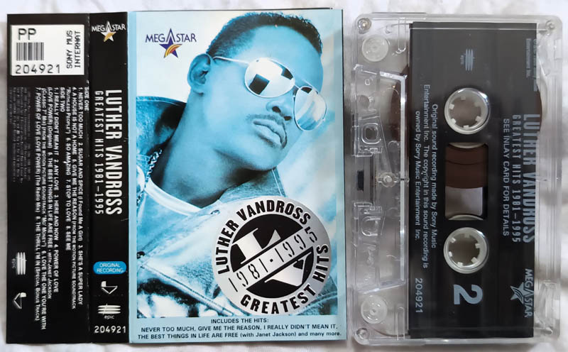 Luther Vandross Greatest Hits 1981-1995 Audio Cassette