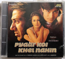 Pyaar Koi Khel Nahin Audio cd By Jatin Lalit