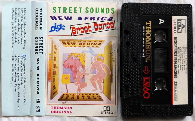 Street Sounds New Africa Break Dance Audio Cassette