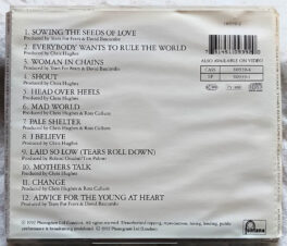 Tears for Fears Tears Roll down greatest hits 82-92 Album Audio Cd