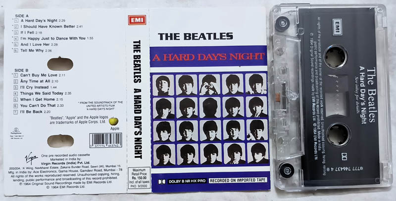 The Beatles A Hard Days Night Audio Cassette