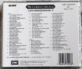 The Golden Collection Lata Mangeshkar 2 Hindi Audio cd