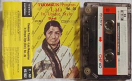 Lata Mangeshkar in Unique Style Sad Vol.39 Hindi Audio Cassette