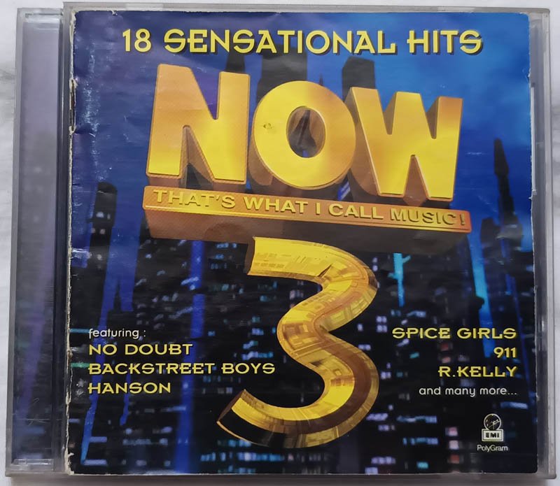 18 Sensational Hits Now thats what i call music 3 Audio cd