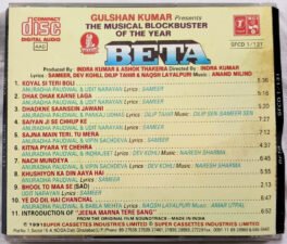 Beta Audio Cd By Anand Milind