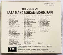 Hits Duets Lata Mangeshkar-Mohd. Rafi Hindi Audio Cd